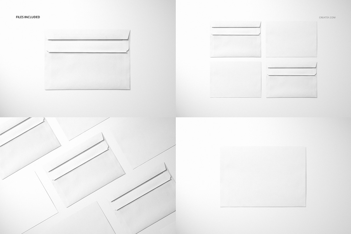 Envelope Mockup Set 01, a Household Mockup by creatsy5 (Photo 2 of 9)