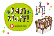 BIG SET of Baby Stuff! =30 in 1=, an Object Graphic by Zhe Vasylieva (Thumbnail 1 of 5)