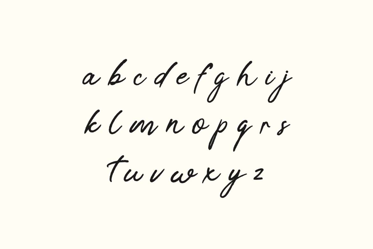 Tropical Streamline Handwritten Font, a Handwritten Font by UICreative (Photo 6 of 13)
