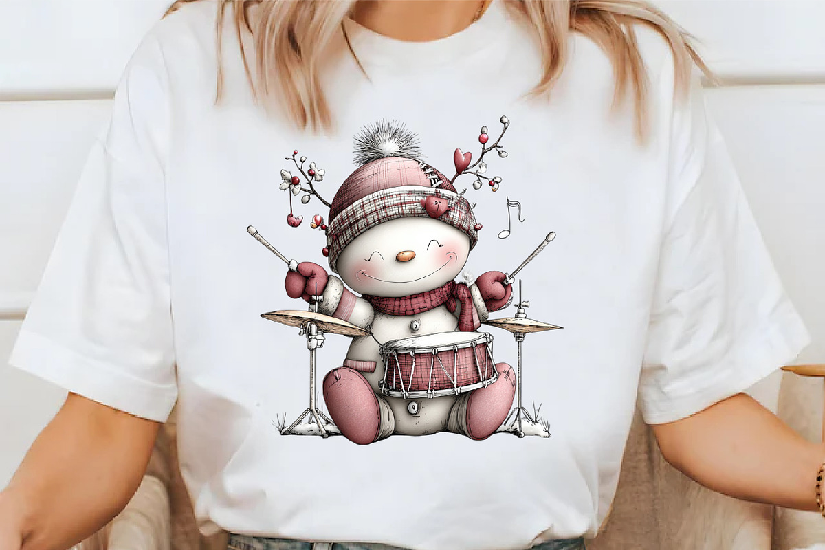 Whimsical Snowman Clipart, an Illustration by Libby Wishes (Photo 5 of 8)