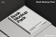 Mockup Pack - Minimal Book Covers, a Print Template by S48 Mockups (Thumbnail 1 of 8)