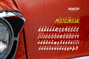Broadster - Classic Brush Type, a Sans Serif Font by ikiiko (Thumbnail 7 of 7)