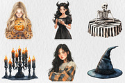Cozy Halloween Clipart, an Illustration by Rose Art (Thumbnail 4 of 5)