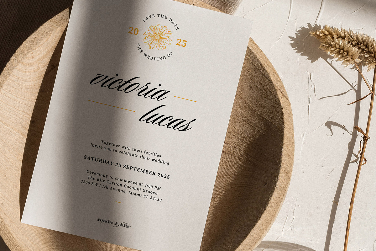 Minimalist Invitation Canva Template, an Invitation Template by microstd (Photo 2 of 6)