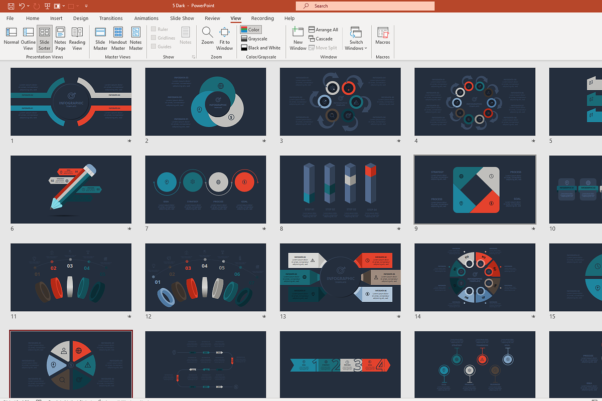 Powerful Presentation Template, a Presentation Template by Infographics project (Photo 10 of 13)