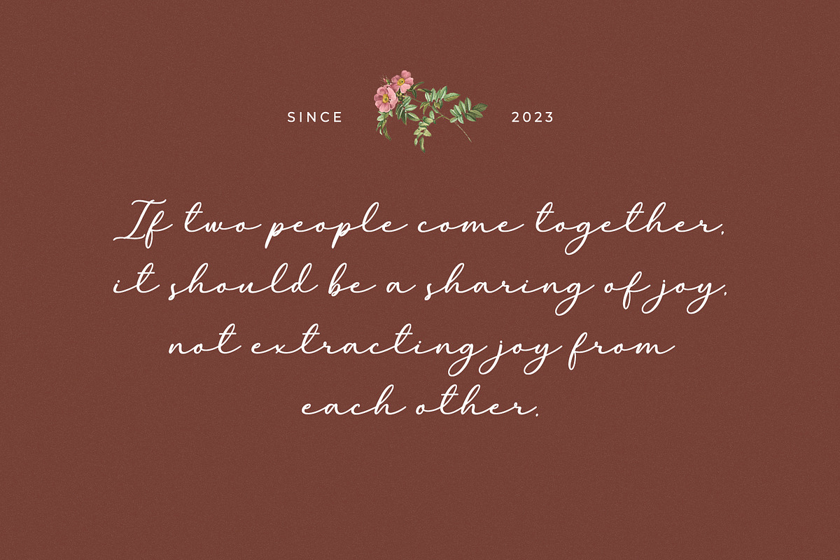 Amolley - a signature script, a Handwritten Font by Beautypes (Photo 5 of 7)