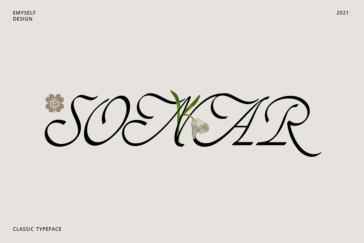 ED - Sonar Typeface, a Script Font by Emyself Design (Photo 1 of 12)