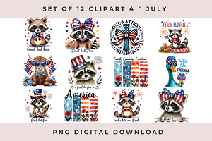 4th july PNG Bundle, an Illustration by Anca Digital Vibe