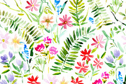 Italian riviera - floral seamless, a Pattern Graphic by Katerina Tova (Thumbnail 8 of 14)