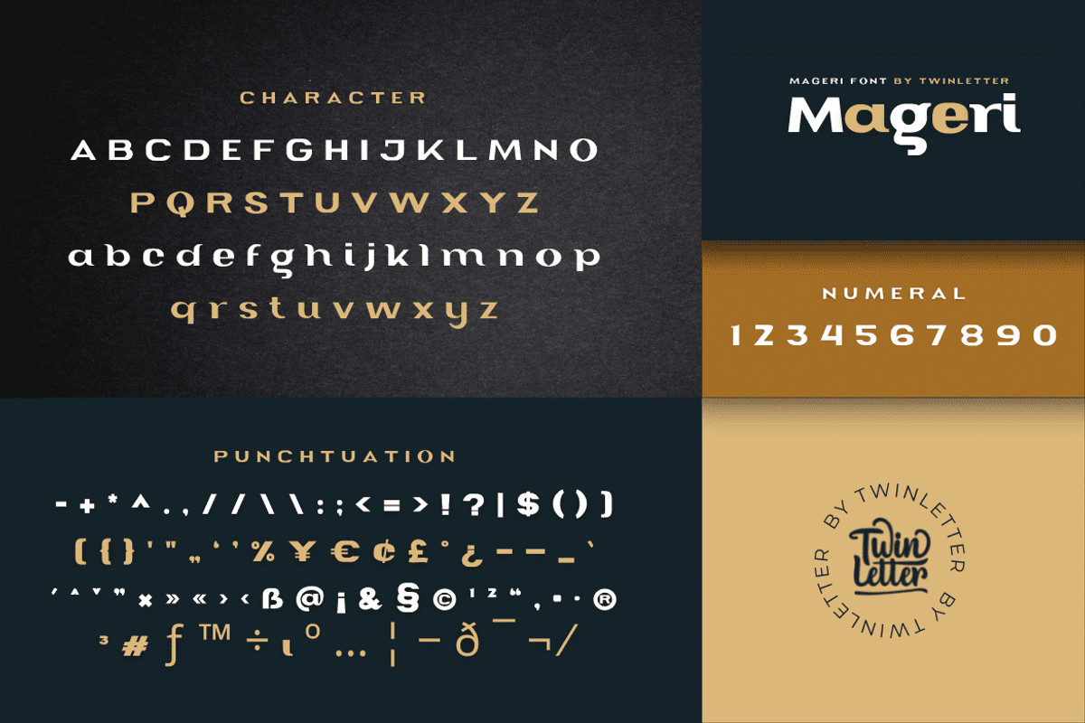 Mageri, a Sans Serif Font by twinstd (Photo 11 of 13)