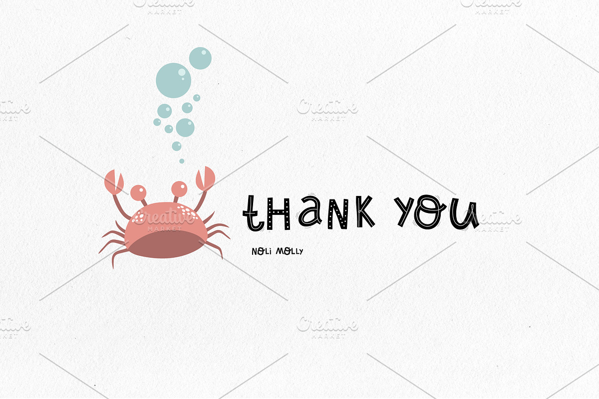 Cute animals. Underwater World, a Background Graphic by Noli Molly Store (Photo 12 of 12)