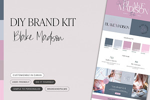Canva DIY Brand Blake Madison, a Branding & Logo Template by Brand & Palms