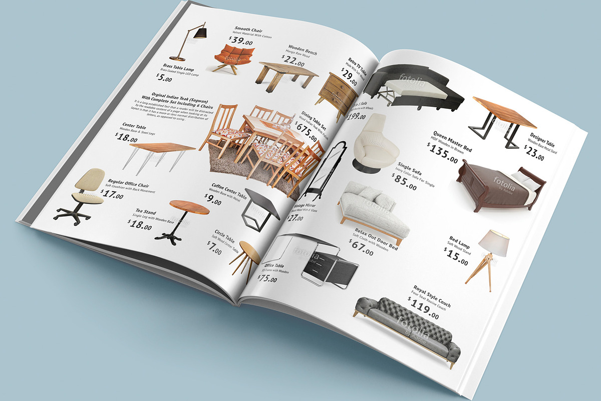 Furniture Broucher A4 Template, a Flyer Template by Sainath Chillapuram (Photo 4 of 6)