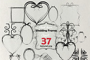 Whimsical Frames Clipart, an Illustration by HabitusDesigns (Thumbnail 1 of 6)