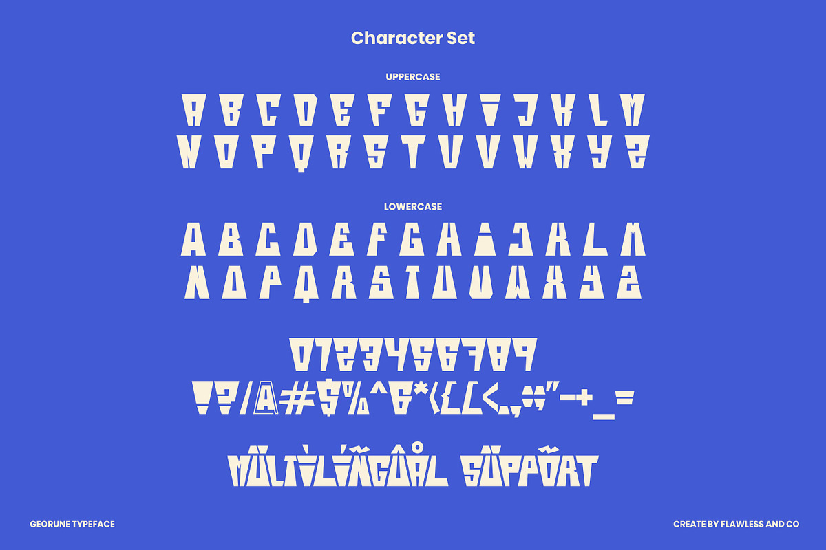 Georune - Sans Serif Display Font, a Font by Flawless And Co (Photo 10 of 10)