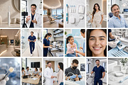 80 Dentist Stock Photo Bundle, a Health & Medical Photo by Selenique Studio (Thumbnail 8 of 10)