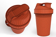 Shaker Cup, an Object 3D Model by dk 3d models (Thumbnail 4 of 4)