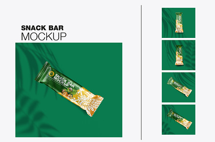 Plastic Snack Bar Mockup, a Product Mockup by OneVectorStock