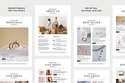 Wholesale Line Sheet Canva Templates, a Flyer Template by Meenom Templates (Thumbnail 3 of 8)