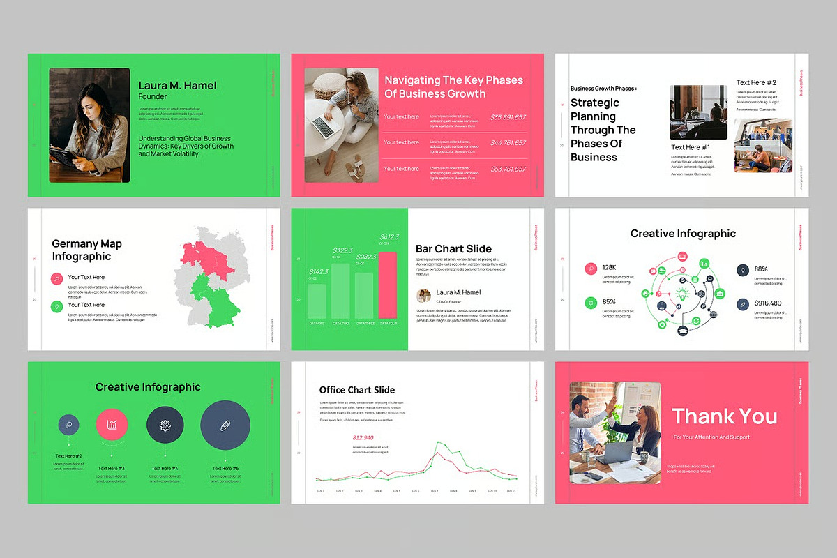 Business Phases GSlides, PPoint preview 3