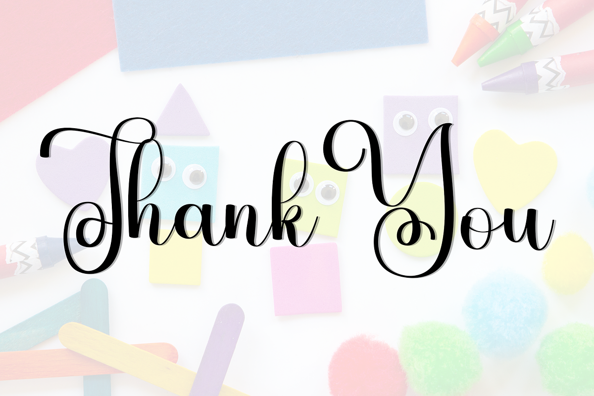 Kindergarten, a Handwritten Font by InermediaSTUDIO (Photo 7 of 8)