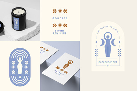 Goddess Branding and Logo Elements