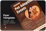 Pet Adoption Events Flyer, a Flyer Template by Annora Studio (Thumbnail 1 of 5)
