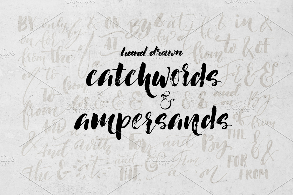 Set of ampersands and catchwords., an Object Graphic by Asya Mix (Photo 1 of 4)