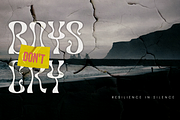 Lamiran - Distorted Wavy Font, a Sans Serif Font by RagamKata (Thumbnail 7 of 12)