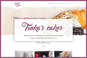 Tinka - Cake Baking Portfolio Theme, a WordPress Template by Europe.graphics (Thumbnail 1 of 6)