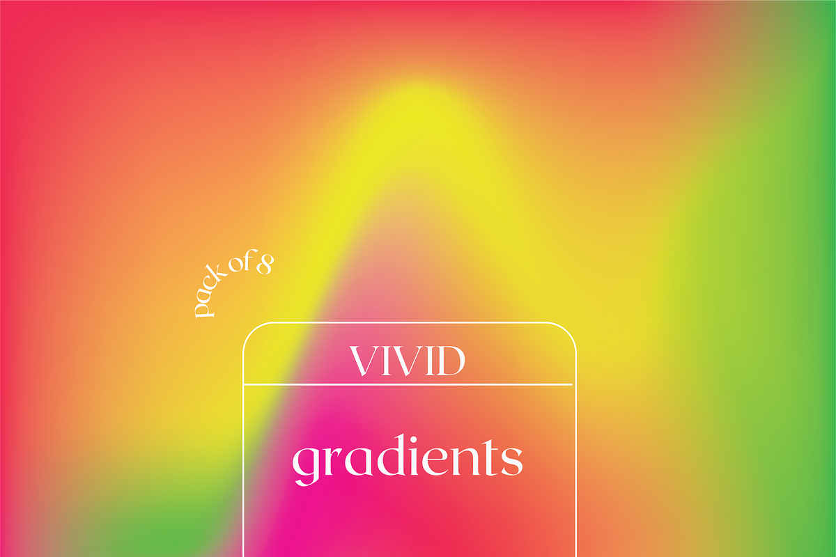 VIVID - Neon Abstract Gradients, a Texture Graphic by dunagency (Photo 1 of 4)