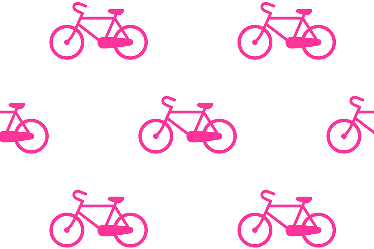 Bicycle vector pattern, a Wallpaper Graphic by Flower Travelin Man