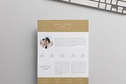 Beauty Blogger Media Kit (Gold), a Stationery Template by Blogger Kit Co. (Thumbnail 2 of 3)