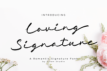 Loving Signature -A Handwritten Font
