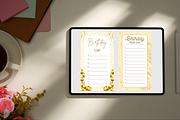 Happy Birthday List Templates Canva, a Templates & Theme by TemplateCastleStore (Thumbnail 5 of 9)