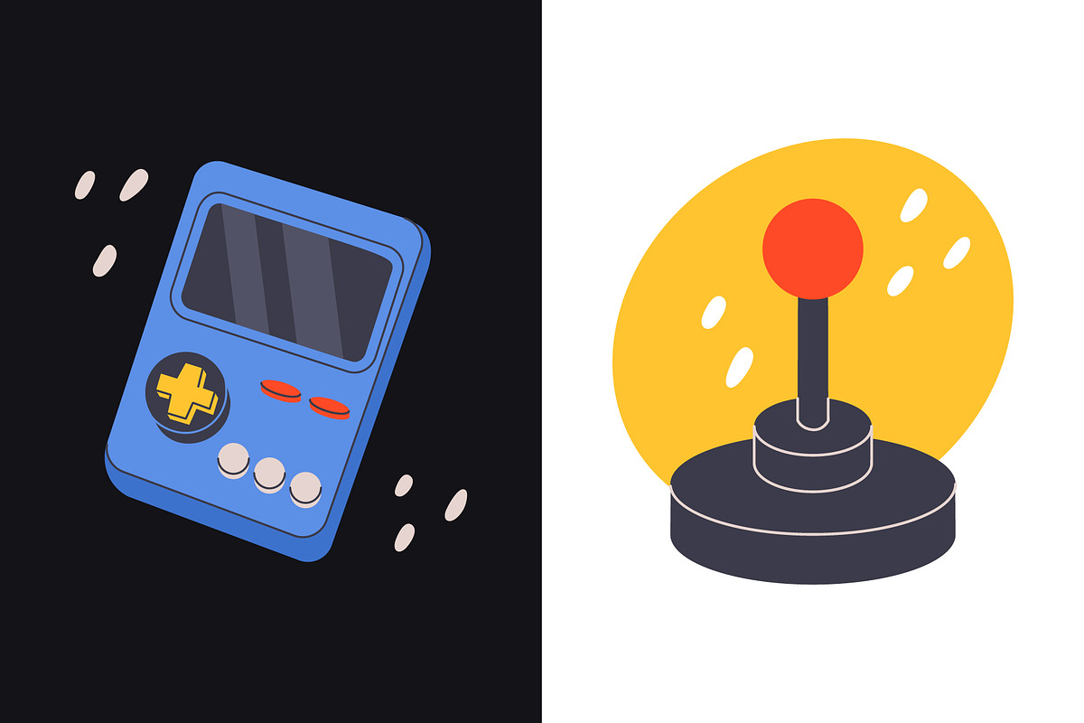 Doodle style computer gadgets, an Object Illustration by Thkatefox (Photo 2 of 7)