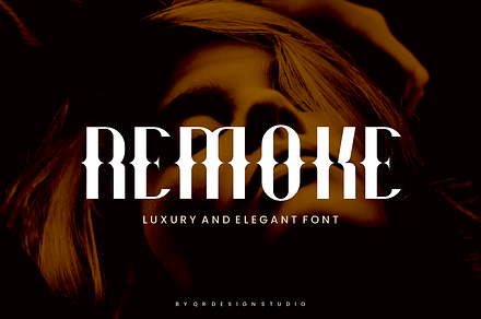 Remoke - Luxury & Elegant Font, a Sans Serif Font by QR Design Studio