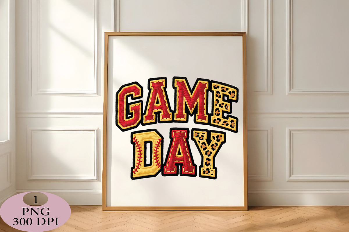 Game Day Softball PNG, an Illustration by Daily.Designs (Photo 5 of 5)