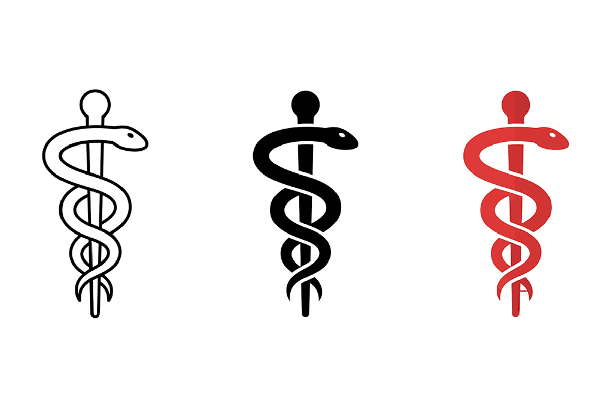 Asclepius Rod Vector Symbol, an Object Graphic by Artonix (Photo 2 of 3)