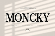 Moncky Modern Serif Font, a Serif Font by Perfectype (Thumbnail 1 of 8)