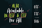 Moligne - SVG Font Duo (40% OFF), a Script Font by Littlehand (Thumbnail 3 of 9)