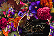 Harvest Moon Floral Clip Art Kit, an Object Graphic by Eclectic Anthology (Thumbnail 1 of 21)