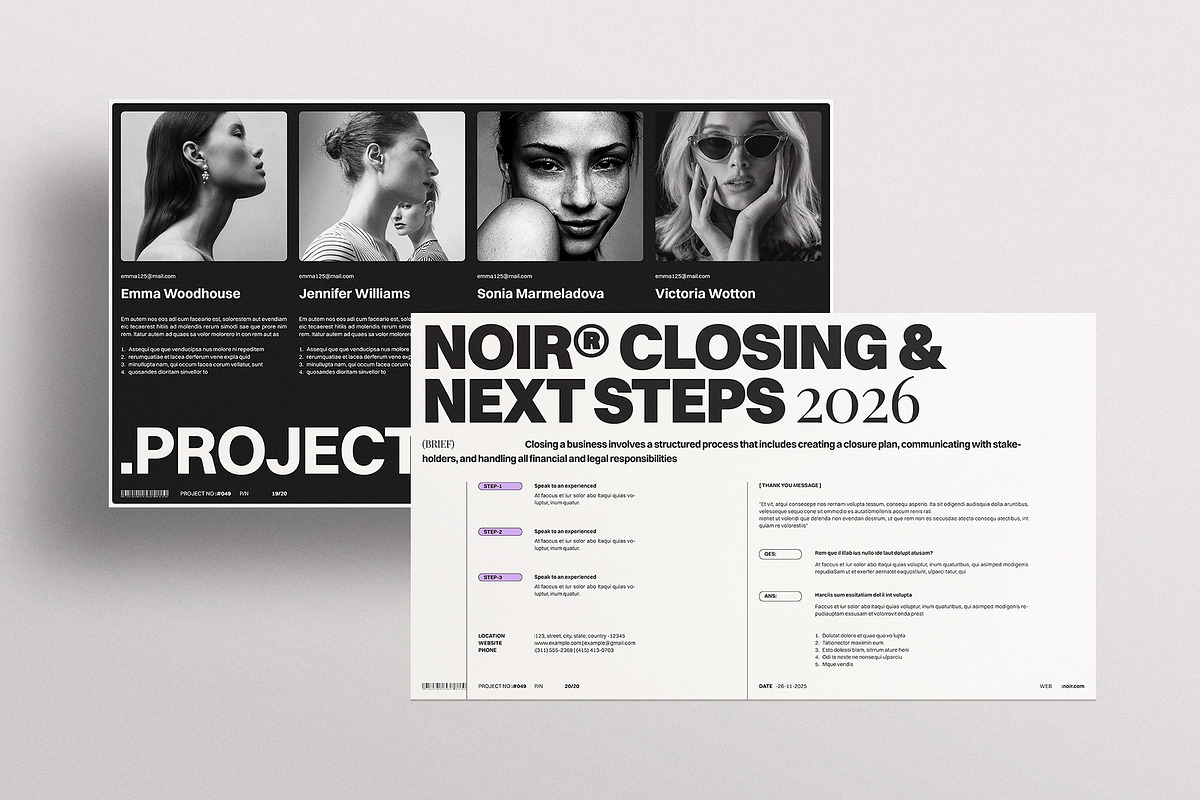 Minimalist Project Proposal Template, a Presentation Template by ArtisanaAura (Photo 15 of 15)