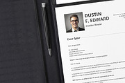 Premium Resume CV Template Set, a Resume Template by SNIPESCIENTIST (Thumbnail 5 of 5)