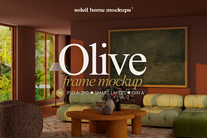 OLIVE | Warm Frame Mockup Set