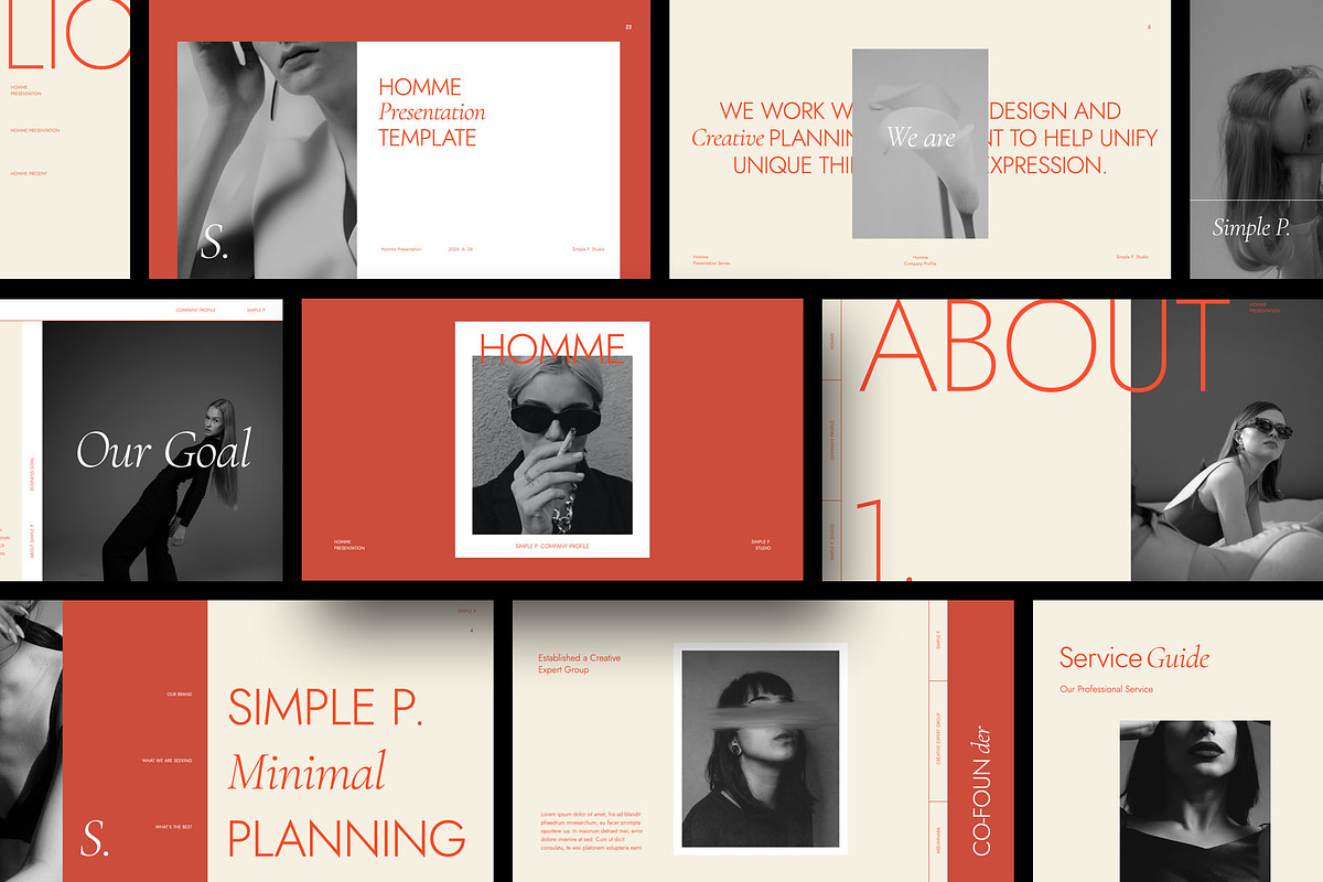 HOMME Company Profile, a Presentation Template by Simple P. (Photo 1 of 10)