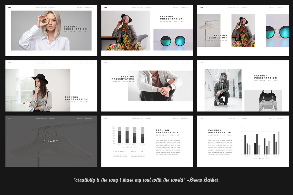 Fashionista - Fashion PowerPoint, a Presentation Template by desvibes (Photo 6 of 11)