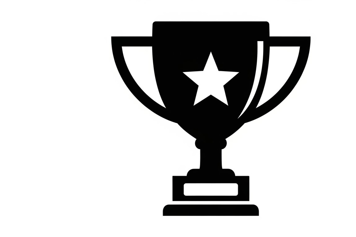 Bold winner trophy cup icon, an Illustration by Amazin_art (Photo 24 of 29)
