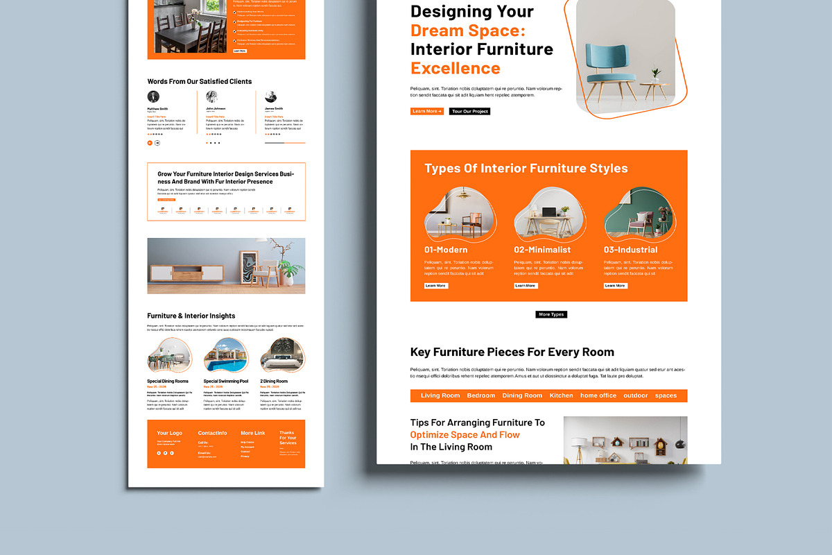 Furniture UI and Interior Design, an UI Kit Template by MightyDesign (Photo 3 of 6)
