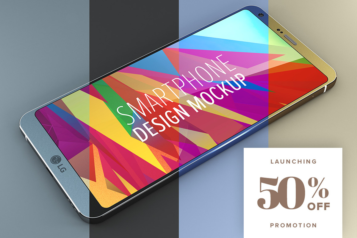 LG G6 SmartPhone Design Mockup, an Android Mockup by illustrated (Photo 1 of 9)